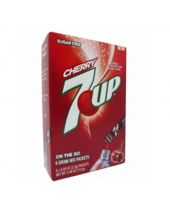 7up Singles To Go Cherry Drink Mix - 6 Pack - 0.48oz (13.2g)