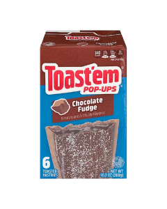 Clearance Special - Toast'em POP-UPS - Frosted Chocolate Fudge Toaster Pastries 6pk - 10.2oz (288g) ** DAMAGED**