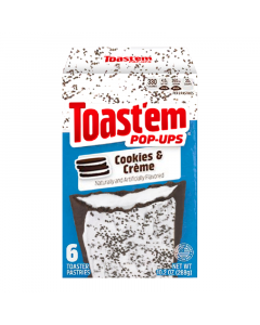 Toast'em POP-UPS - Frosted Cookies & Creme Toaster Pastries 6pk - 10.2oz (288g)