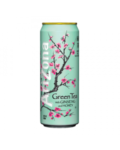AriZona Green Tea with Ginseng and Honey -  23.5oz (695ml)