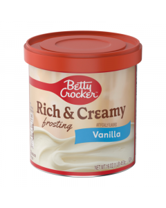 Betty Crocker Rich & Creamy Vanilla Frosting - 16oz (453g)
