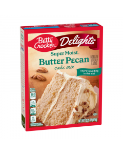 Betty Crocker Delights Super Moist Butter Pecan Cake Mix - 13.25oz (375g)