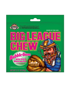 Big League Chew Bubble Gum - Wild Pitch Watermelon - 2.12oz (60g)