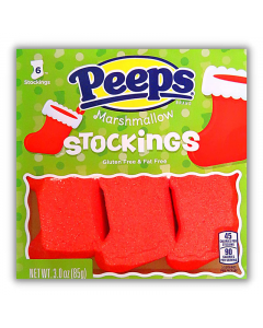 Peeps Marshmallow Stockings 6 Pack - 3oz (85g) [Christmas]