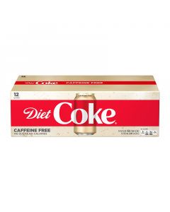 Clearance Special - Coca-Cola Diet Caffeine Free 12fl.Oz (355ml) Can 12-Pack **Best Before: 23rd October 2023**