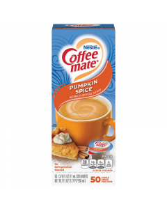 Coffee-Mate - Pumpkin Spice - Liquid Creamer Singles - 50-Piece x 3/8fl.oz (11ml)