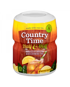 Clearance Special - Country Time Half and Half Lemonade Tea Drink Mix - 19oz (538g) **Best Before: November 2023**