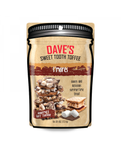 Clearance Special - Dave’s Sweet Tooth Gourmet Toffee - S'mores - 4oz (113.4g) **Best Before: 17 March 23**