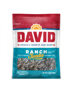 David's Sunflower Seeds Jumbo Ranch 5.25oz (149g)