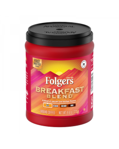 Clearance Special - Folgers Breakfast Blend Ground Coffee - 9.6oz (272g) **Best Before: December 2023**