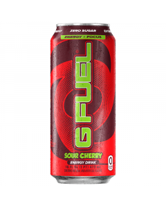 G FUEL - Sour Cherry Zero Sugar Energy Drink - 16fl.oz (473ml)