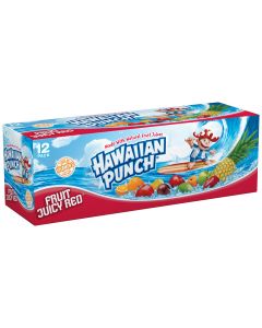 Hawaiian Punch Fruit Juicy Red 12-Pack - 12 x (12fl.oz (355ml) Cans)