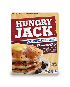 Clearance Special - Hungry Jack Complete Chocolate Chip Pancake & Waffle Mix - 28oz (794g) **Best Before: 13 September 23**