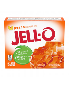 Jell-O - Peach Gelatin Dessert - 3oz (85g)