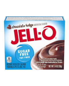Jell-O - Chocolate Fudge Instant Pudding - Sugar Free - 1.4oz (39g)
