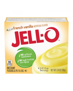 Jell-O - French Vanilla Instant Pudding - 3.4oz (96g)