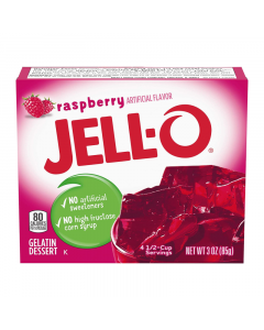 Jell-O - Raspberry Gelatin Dessert - 3oz (85g)