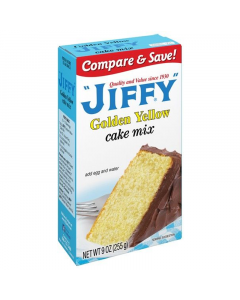 Clearance Special - Jiffy Golden Yellow Cake Mix 9oz (255g) **Best Before: 21 September 23**