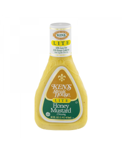 Ken’s Lite Honey Mustard Dressing - 16oz (473ml)