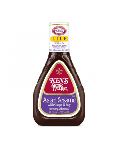 Clearance Special - Ken's Steak House Asian Sesame Dressing - 16oz (473ml) **Best Before: 5th May 2024**