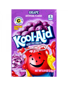Kool-Aid Grape Unsweetened Drink Mix Sachet 0.14oz (3.9g)