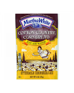 Clearance Special -  Martha White Cotton Country Buttermilk Cornbread Mix - 6oz (170g) **Best Before: 12 August 23** BUY ONE GET ONE FREE