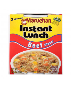 Clearance Special - Maruchan - Beef Flavour Instant Lunch Ramen Noodles - 2.25oz (64g) **Best Before: 11 February 24**