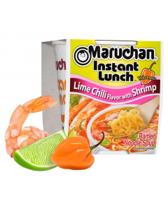 Maruchan - Lime Chili Flavour with Shrimp Instant Lunch Ramen Noodles - 2.25oz (64g)