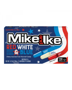 Mike & Ike Red White & Blue Theater Box - 4.25oz (120g)