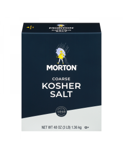 Morton Coarse Kosher Salt - 3lbs (1.36kg)
