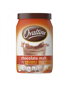 Clearance Special - Ovaltine Chocolate Malt Drink Mix (US) - 12oz (340g) **Best Before: August 2023**