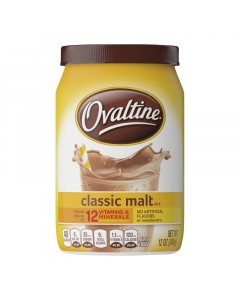 Clearance Special - Ovaltine Classic Malt Drink Mix (US) - 12oz (340g) **Best Before: August 23**
