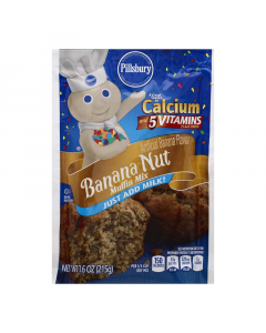 Clearance Special - Pillsbury Banana Nut Muffin Mix - 7.6oz (215g) **Best Before: 03 May 23**