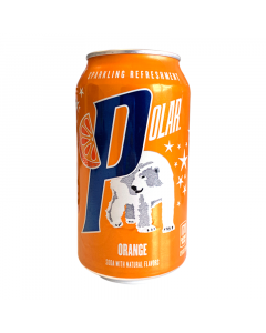 Clearance Special - Polar Orange Soda - 12fl.oz (355ml) **Best Before: 14 July 23**