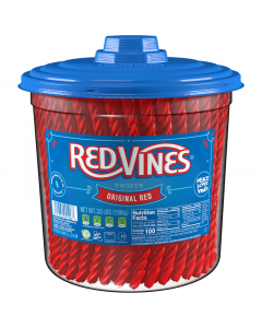 Red Vines Original Red Twists HUGE TUB - 3.5lb (1588g)