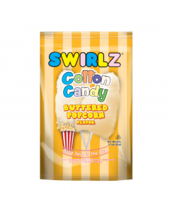 Clearance Special - Swirlz Buttered Popcorn Flavour Cotton Candy - 3.1oz (88g) **Best Before: 29 June 23**