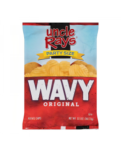 Uncle Ray's Wavy Original Potato Chips PARTY SIZE - 13.5oz (382.72g)