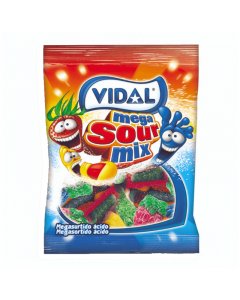 Vidal Mega Sour Mix - 90g