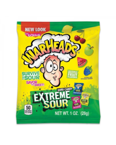 Warheads - Extreme Sour Hard Candy - 1oz (28g)