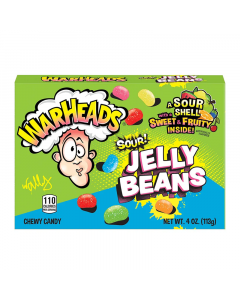 Warheads - Sour Jelly Beans Theatre Box - 4oz (113g)