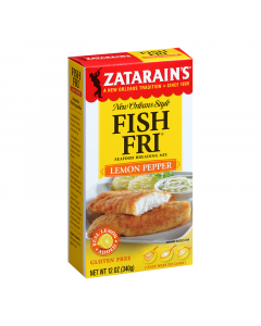Clearance Special - Zatarain's Lemon Pepper Fish Fri - 12oz (340g) **Best Before: October 22**