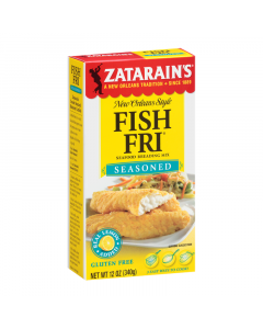 Clearance Special - Zatarain's New Orleans Style Fish Fri Seasoned Seafood Breading Mix - 12oz (340g) **Best Before: 11 January 23**